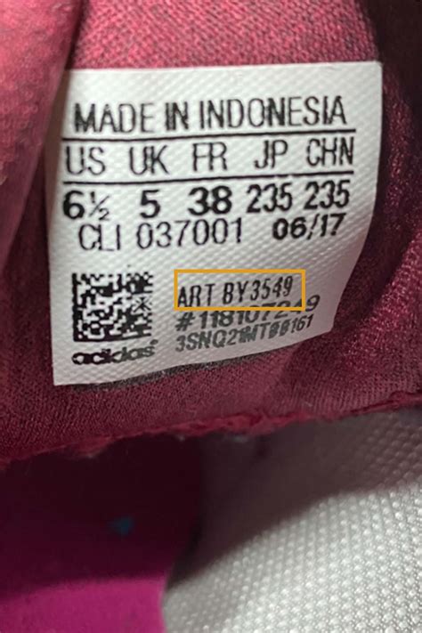 adidas style number|adidas style number on tag.